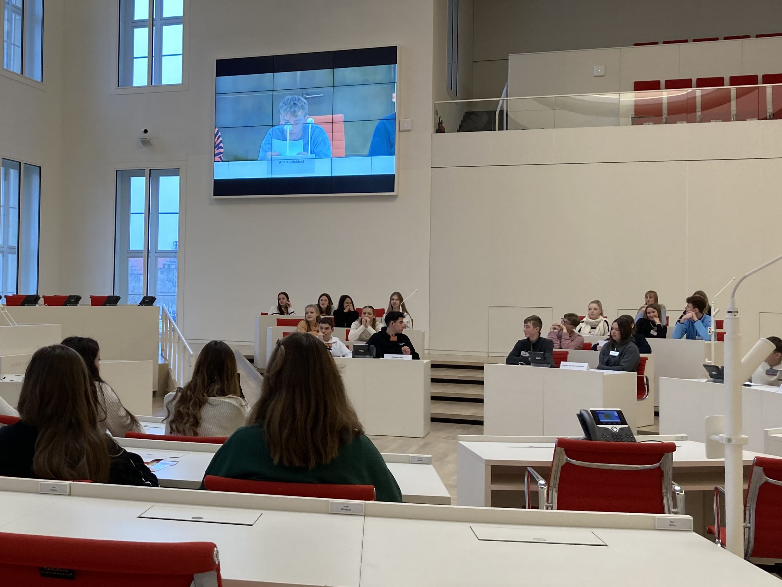 Besuch im Landtag