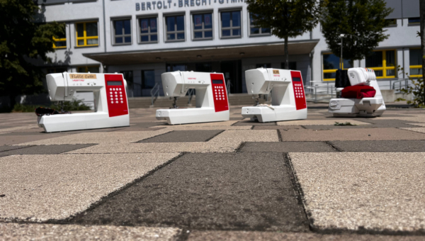 Vorbereitung der Modenschau für die Schulgala